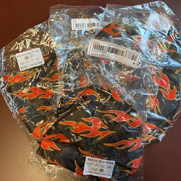 šRedāFlameĀ BikerāDogāTankāShirt - Picture 4 of 5